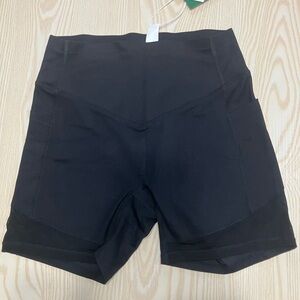 HALARA Black Bike Shorts High-Rise Performance Fit RARE